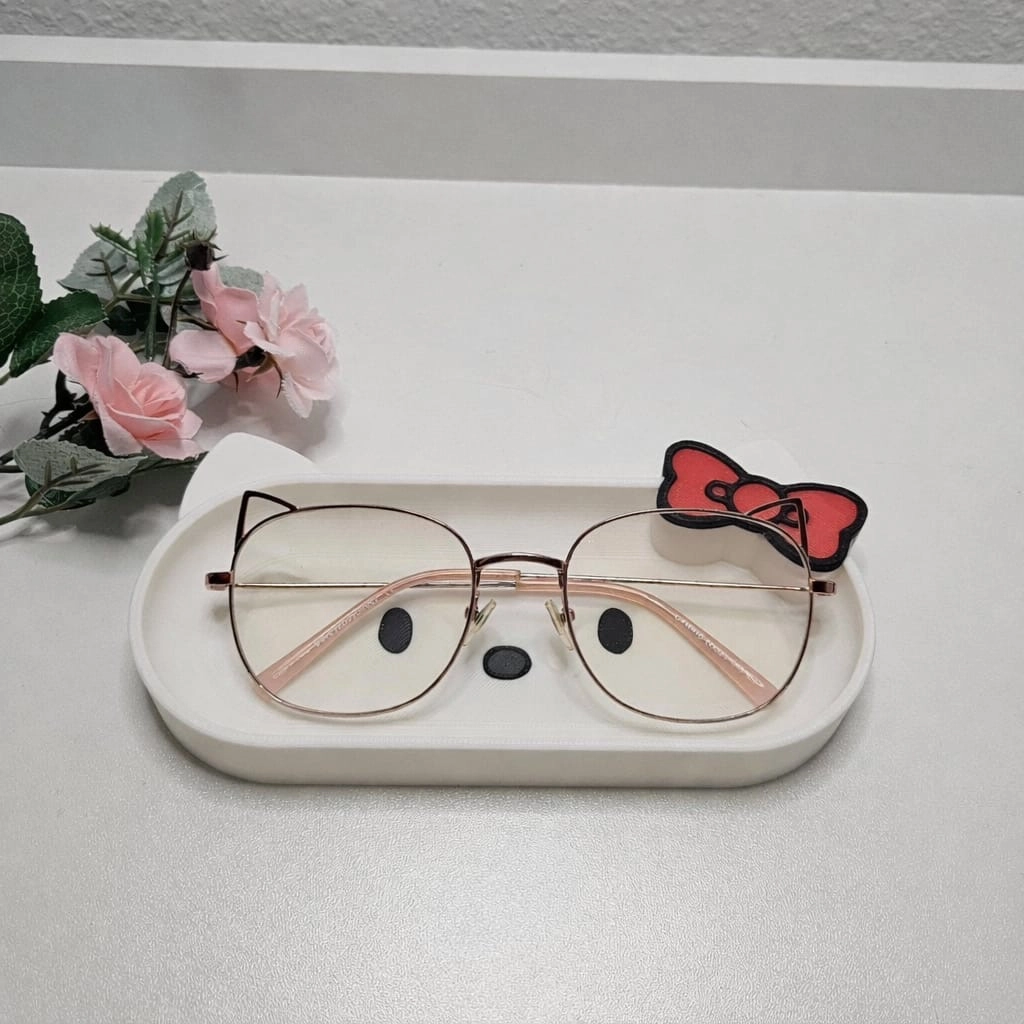 Hello kitty figürlü gözlük kabı