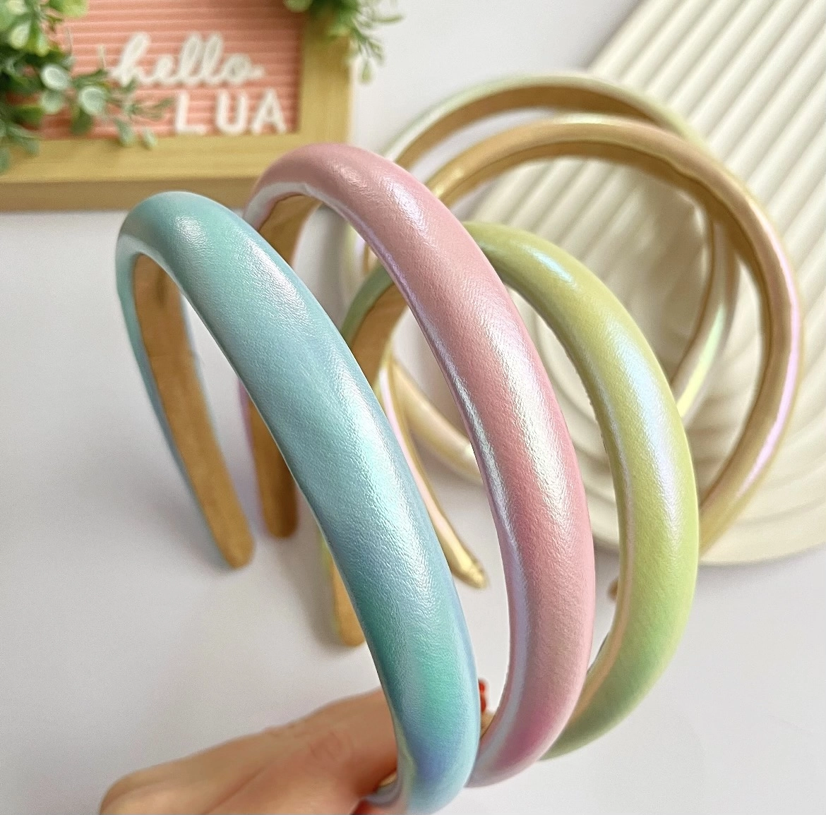 Holografik renkli taç adet