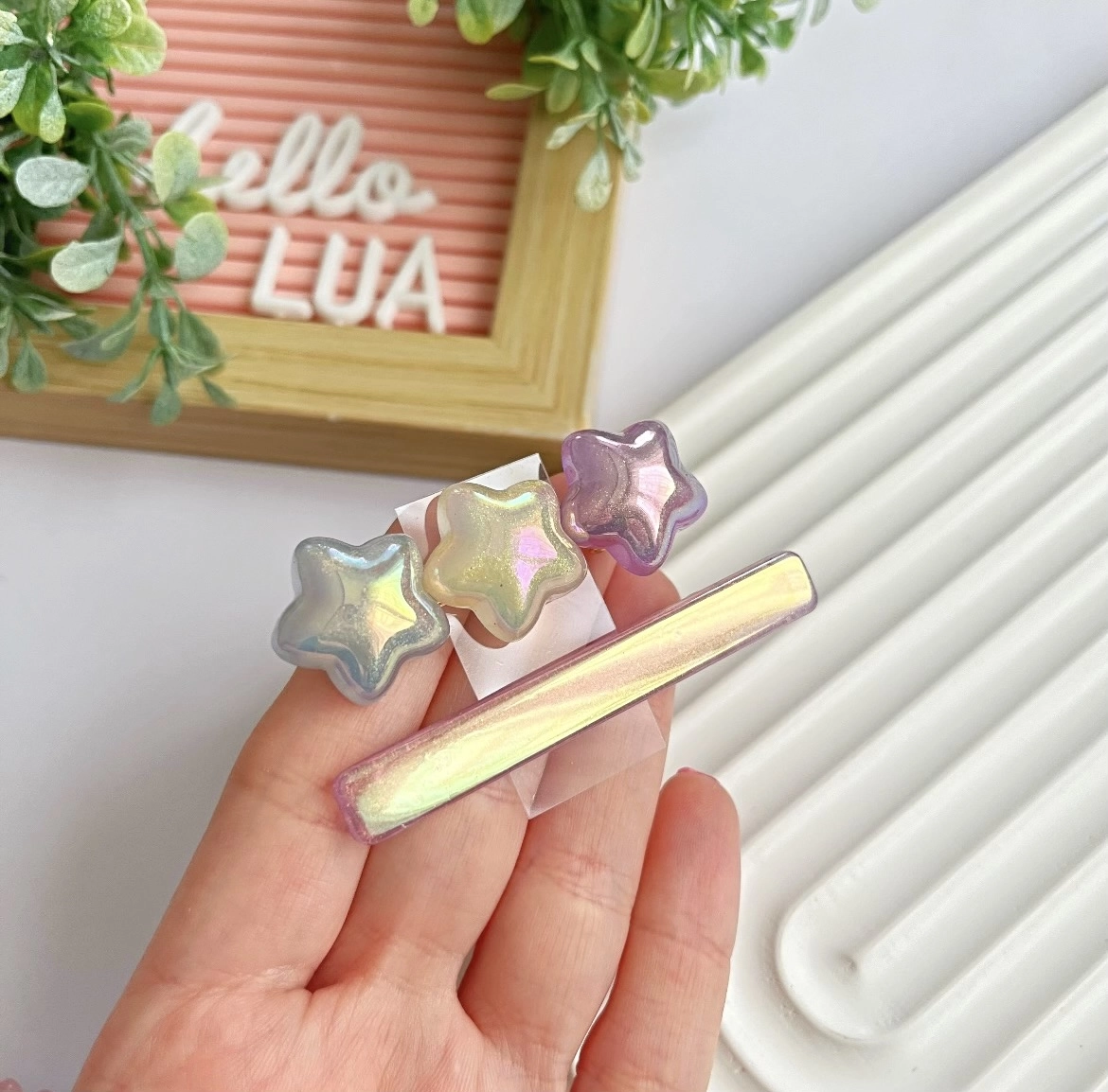 Yıldız ve stick pens toka