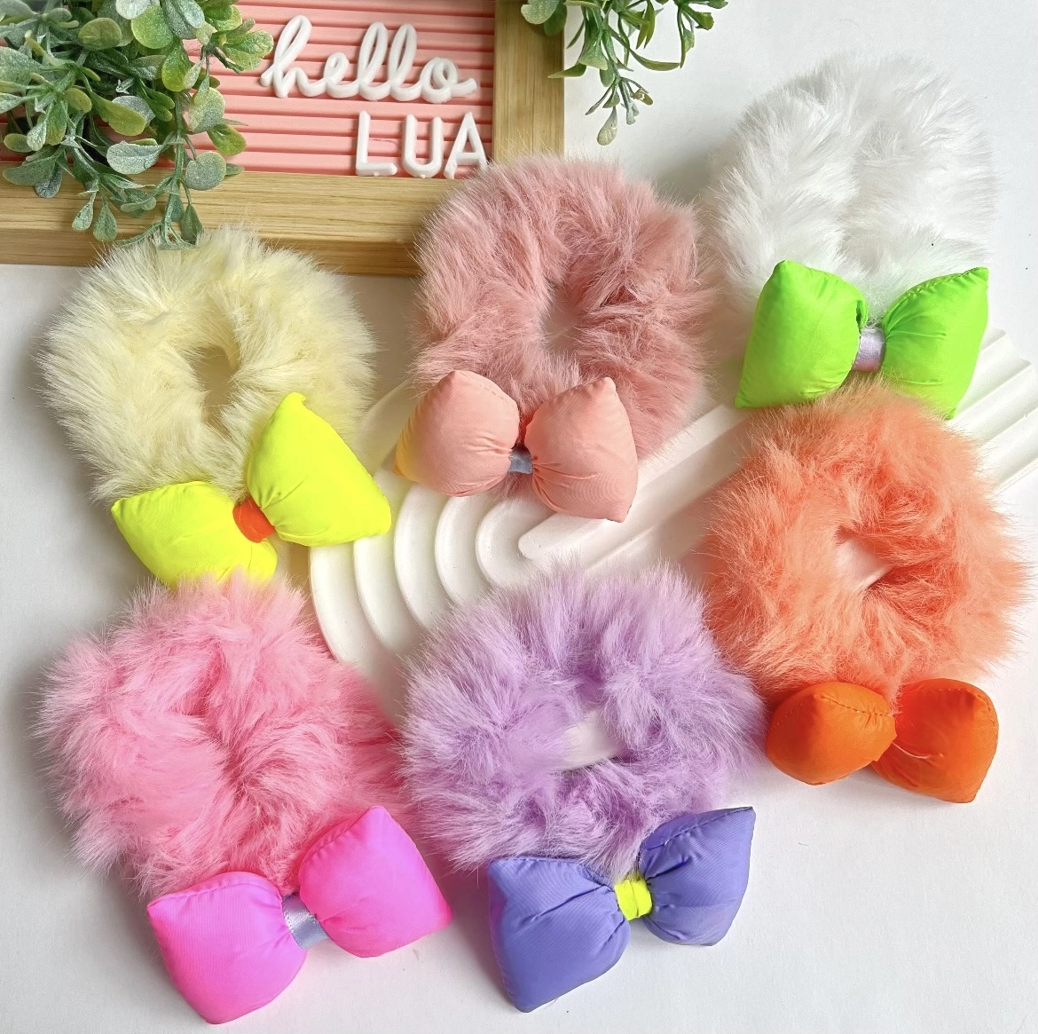 Peluş lastik toka adet