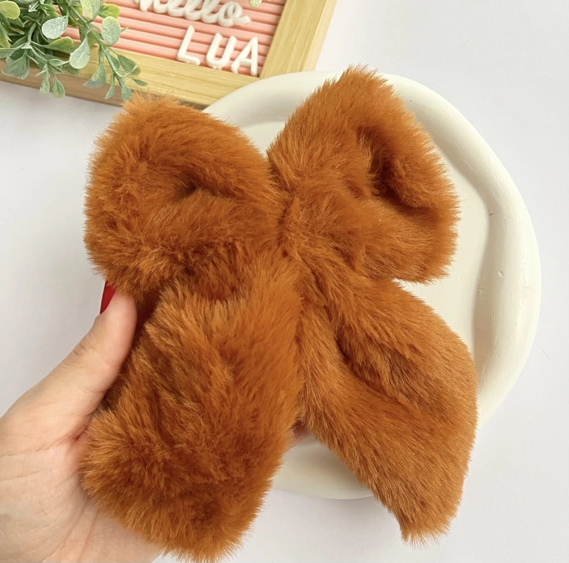 Peluş Fiyonk otomatik toka