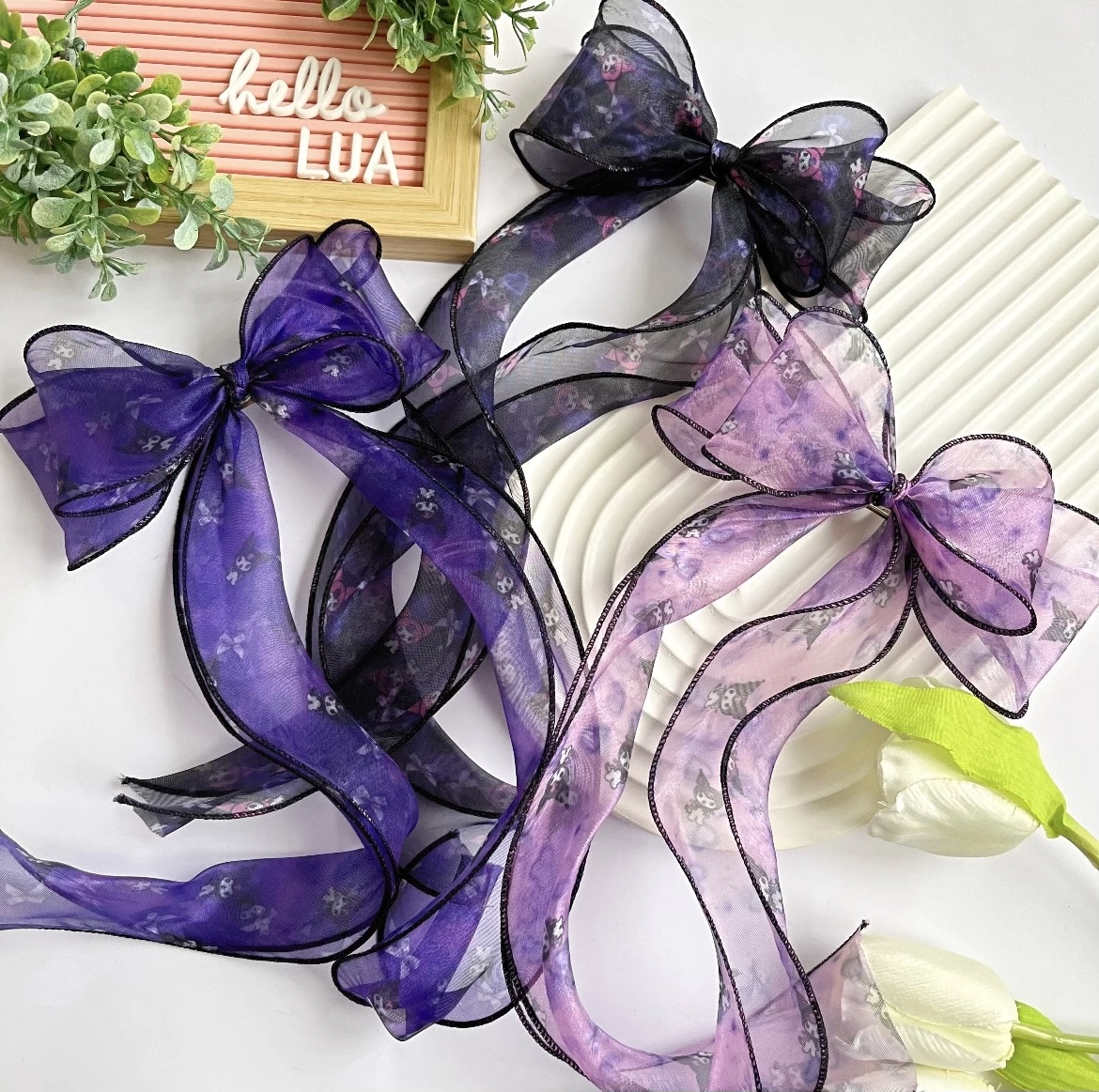 Kuromi figürlü otomatik toka adet