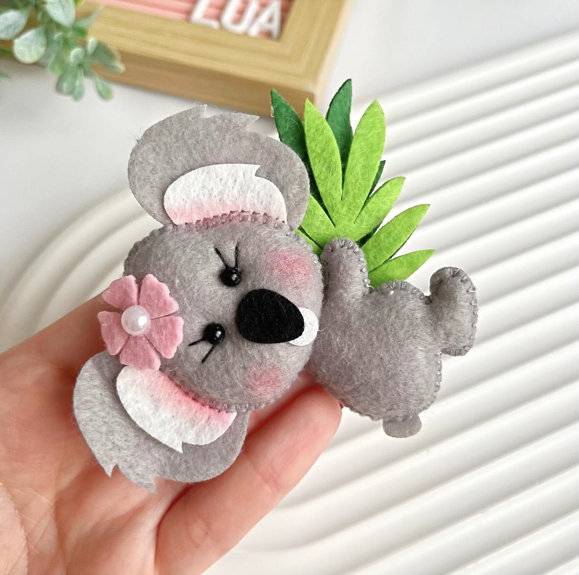 El yapımı Koala pens toka adet