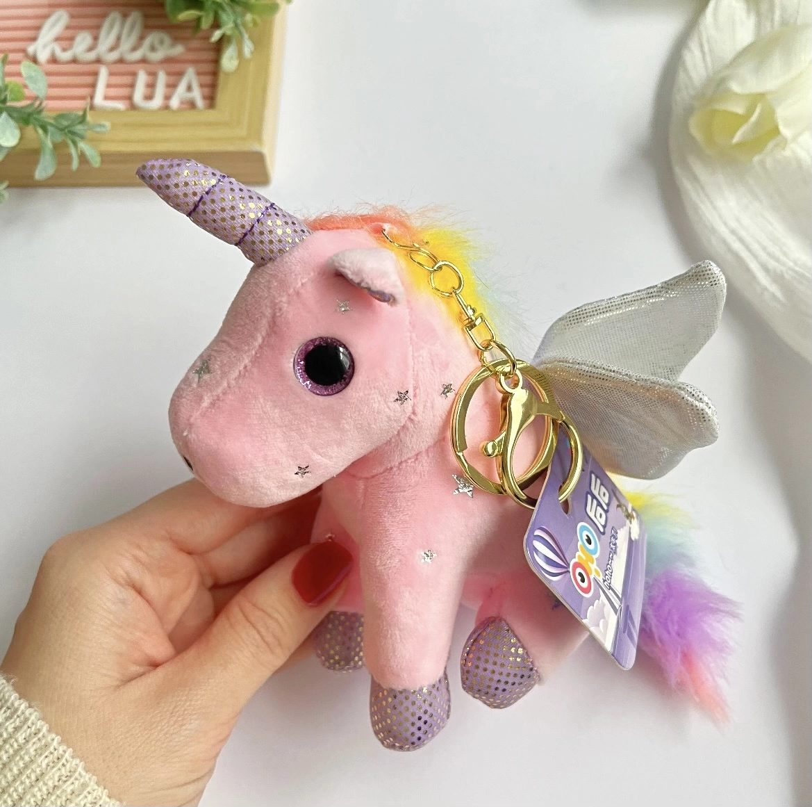 Unicorn çanta süsü / anahtarlık 