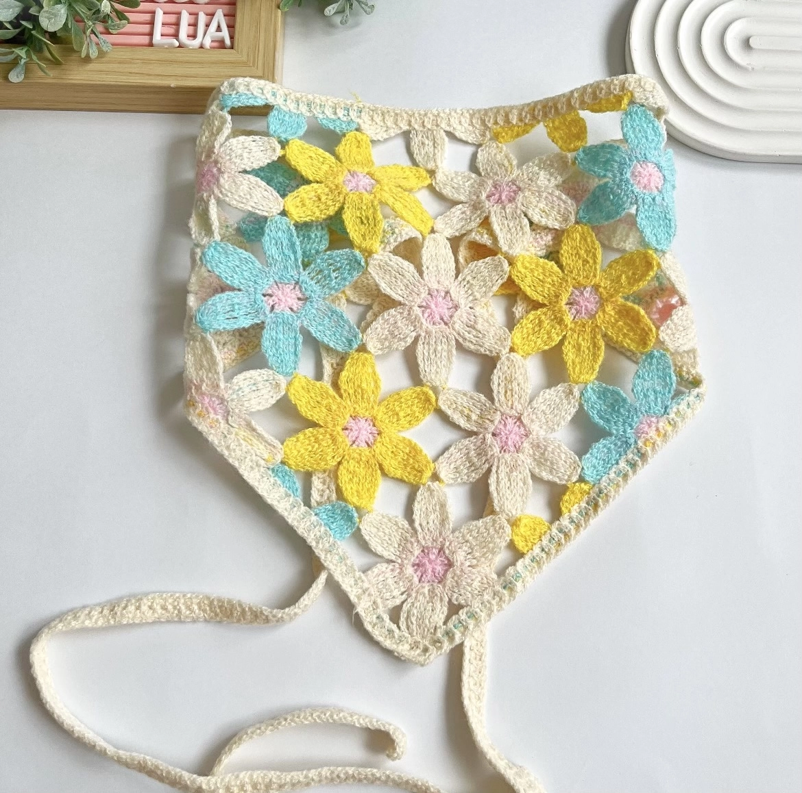 Pinterest örgü bohem Bandana
