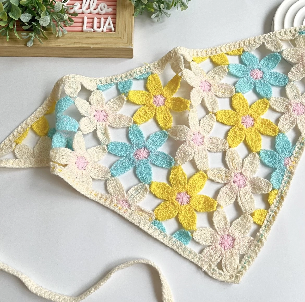 Pinterest örgü bohem Bandana