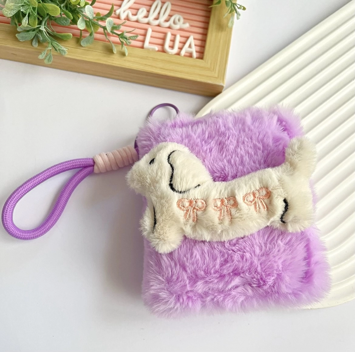 Premium peluş cüzdan adet