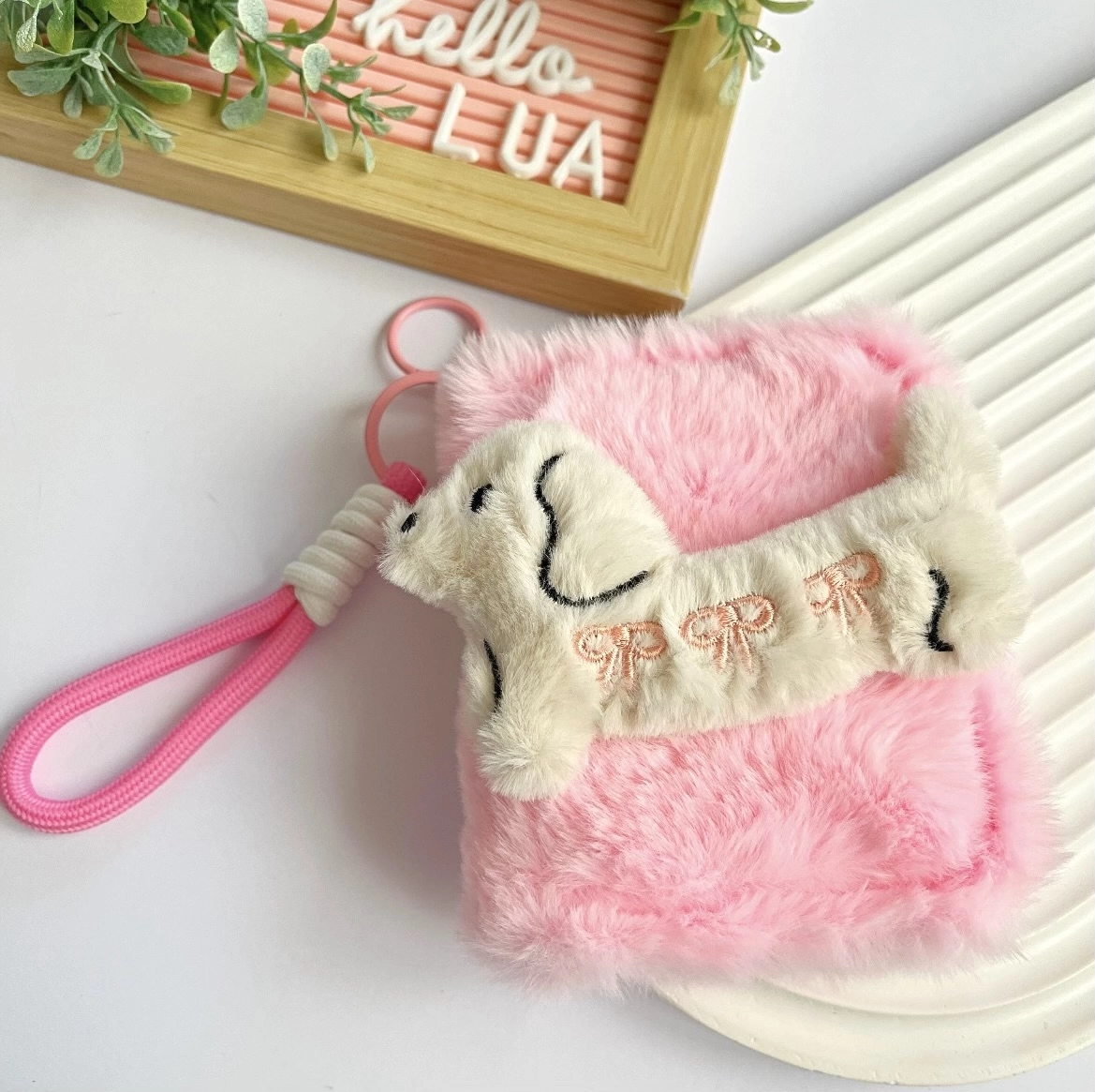 Premium peluş cüzdan adet
