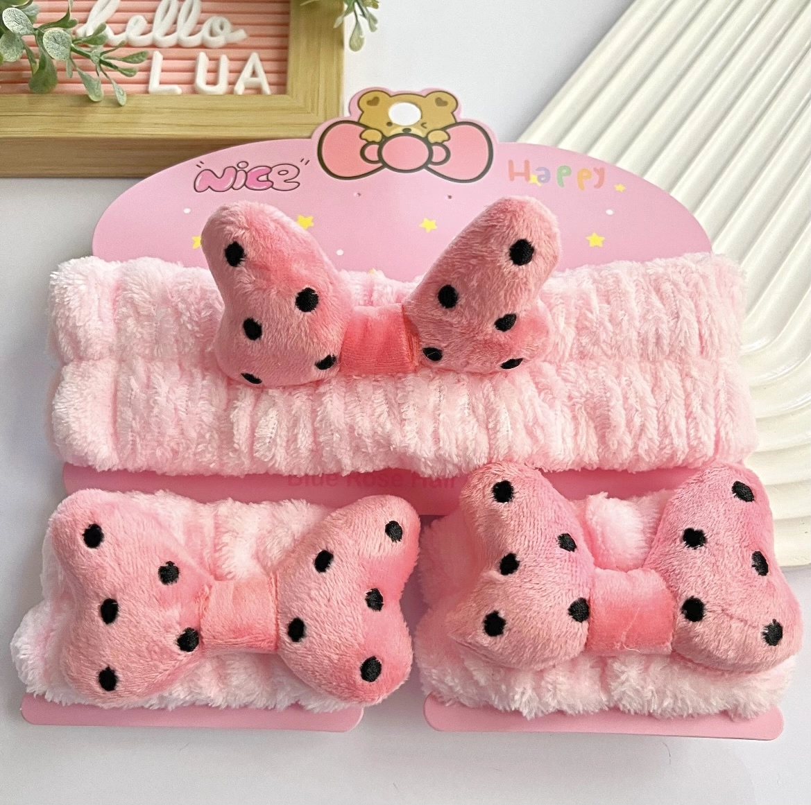 Havlu Bandana ve bileklik seti