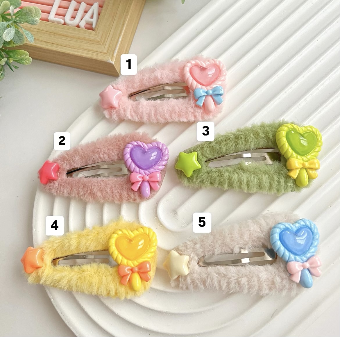 Peluş çıtçıt toka adet