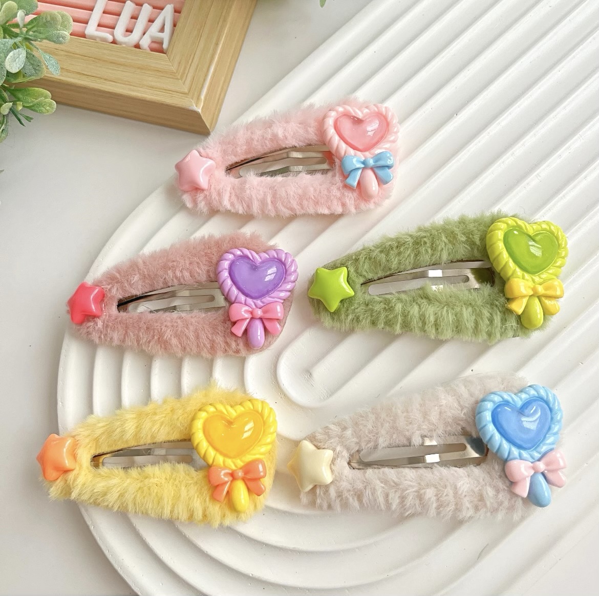Peluş çıtçıt toka adet