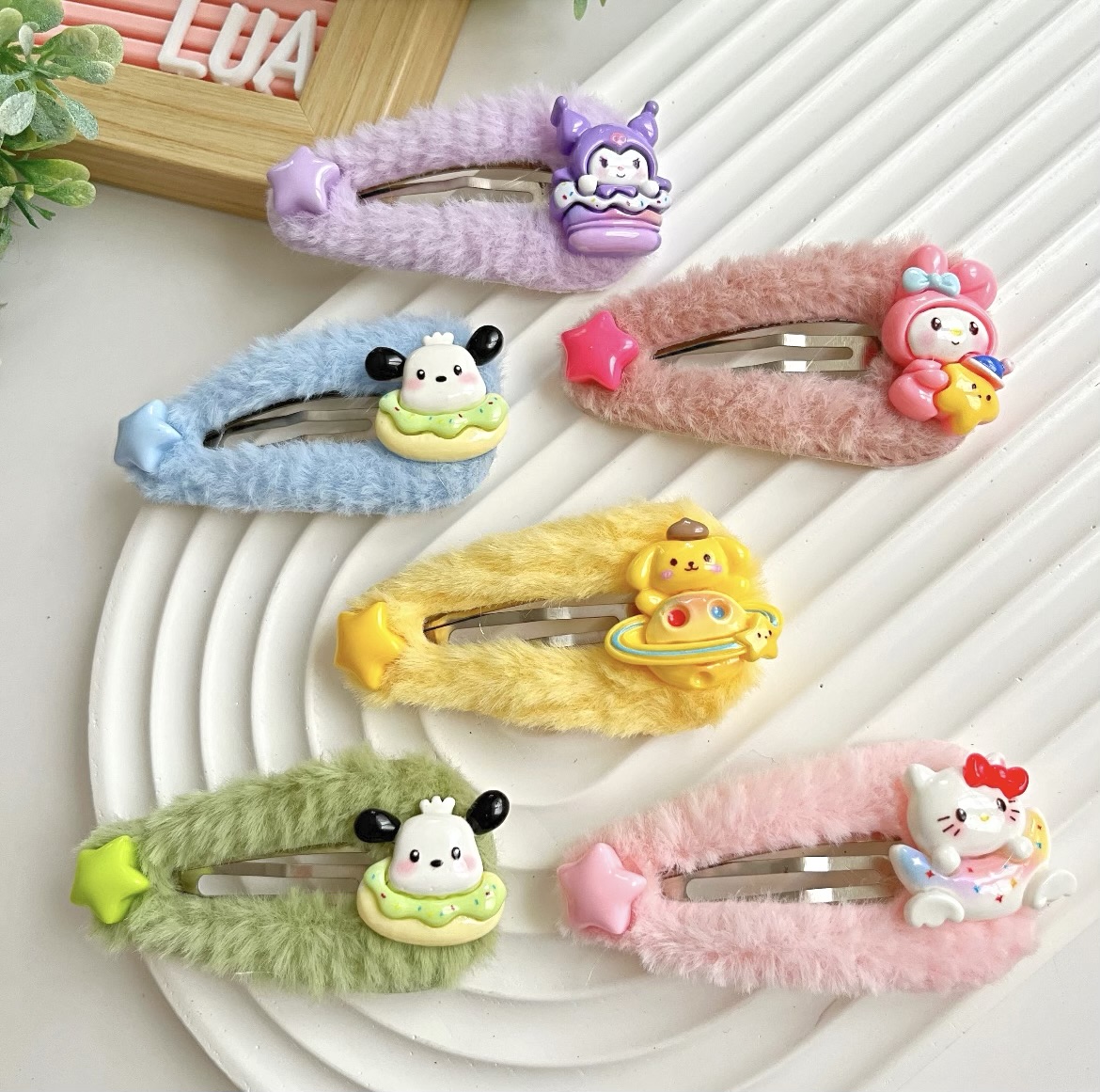 Peluş çıtçıt toka adet