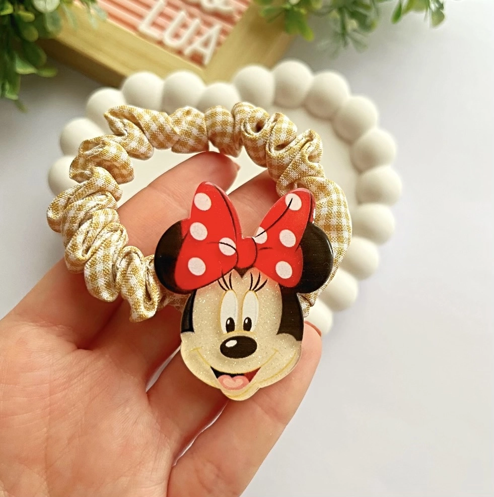 Minnie mouse figürlü lastik toka adet