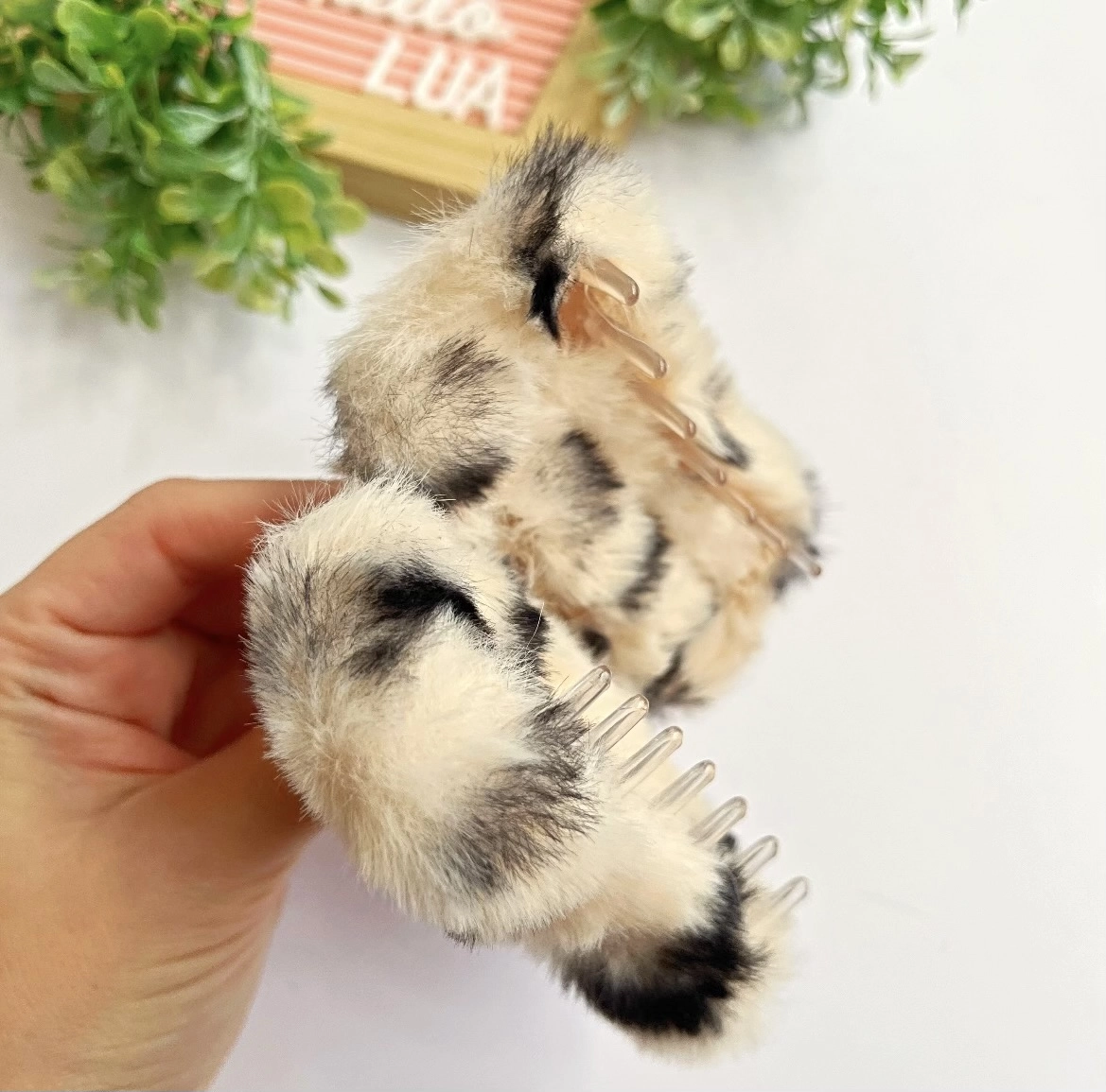 Peluş mandal toka adet 