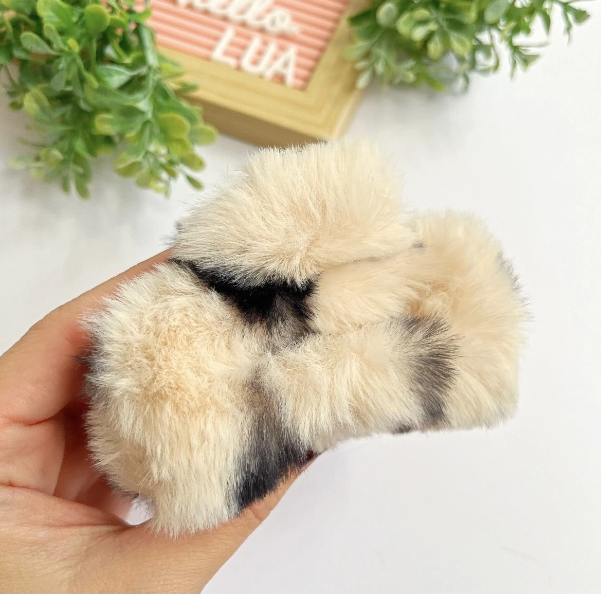 Peluş mandal toka adet 