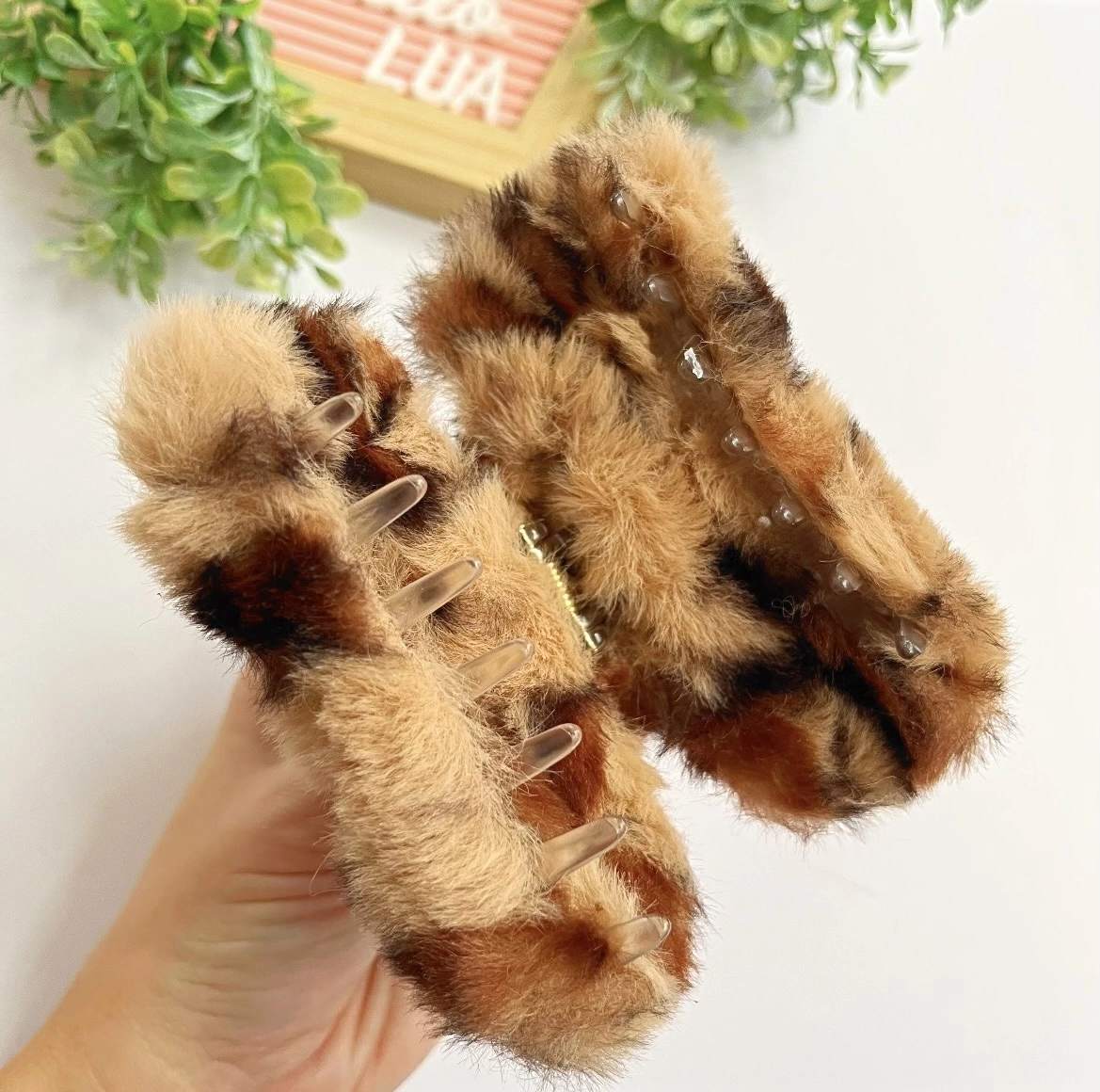 Peluş mandal toka adet 