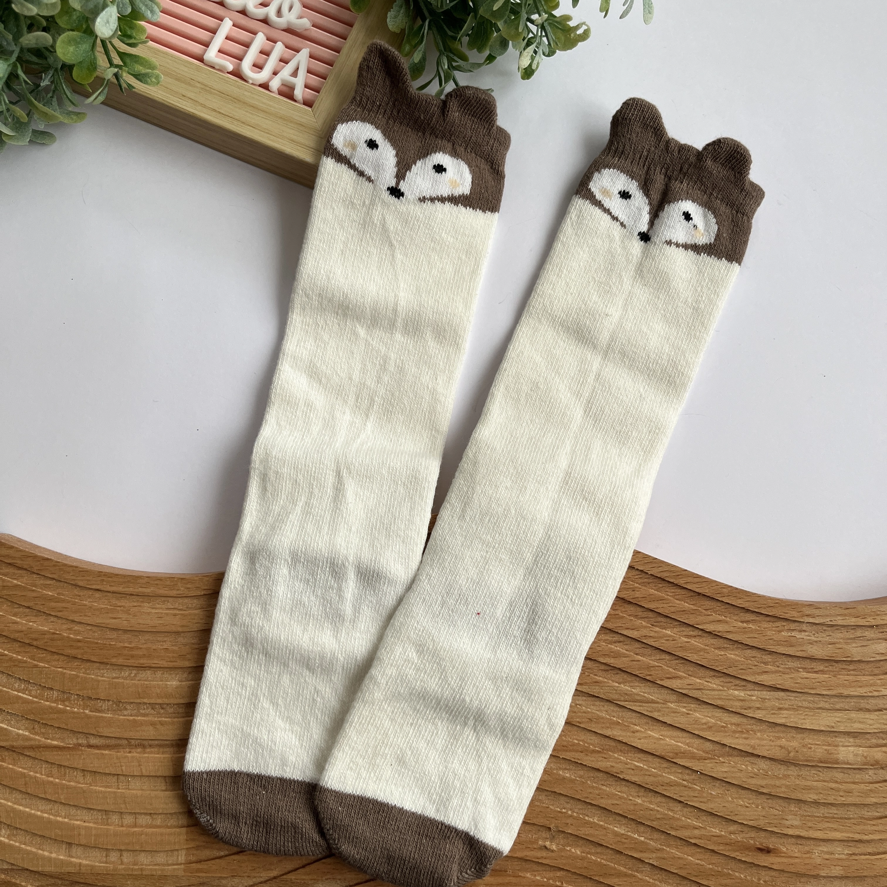 Sevimli tilki çorap