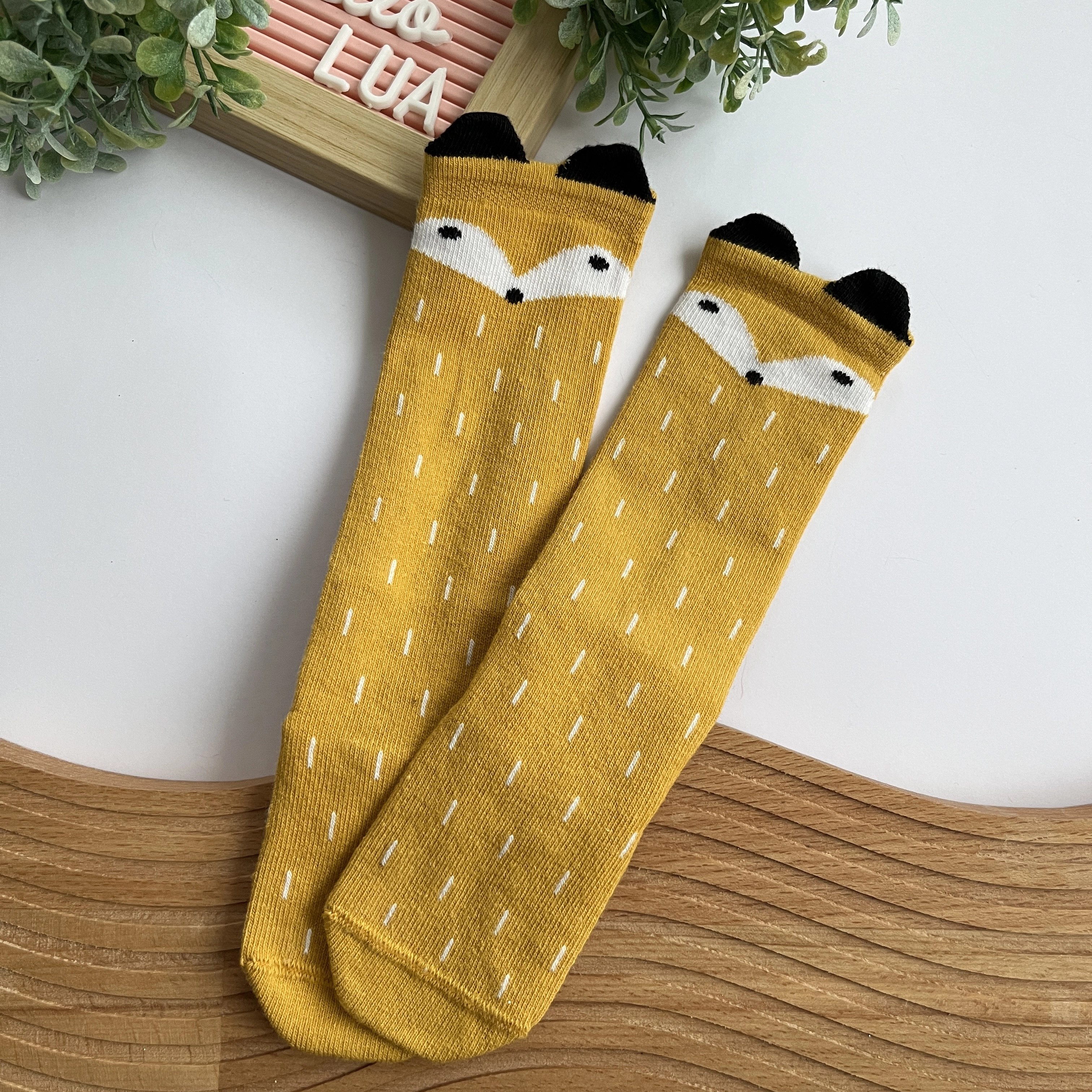 Sevimli tilki çorap