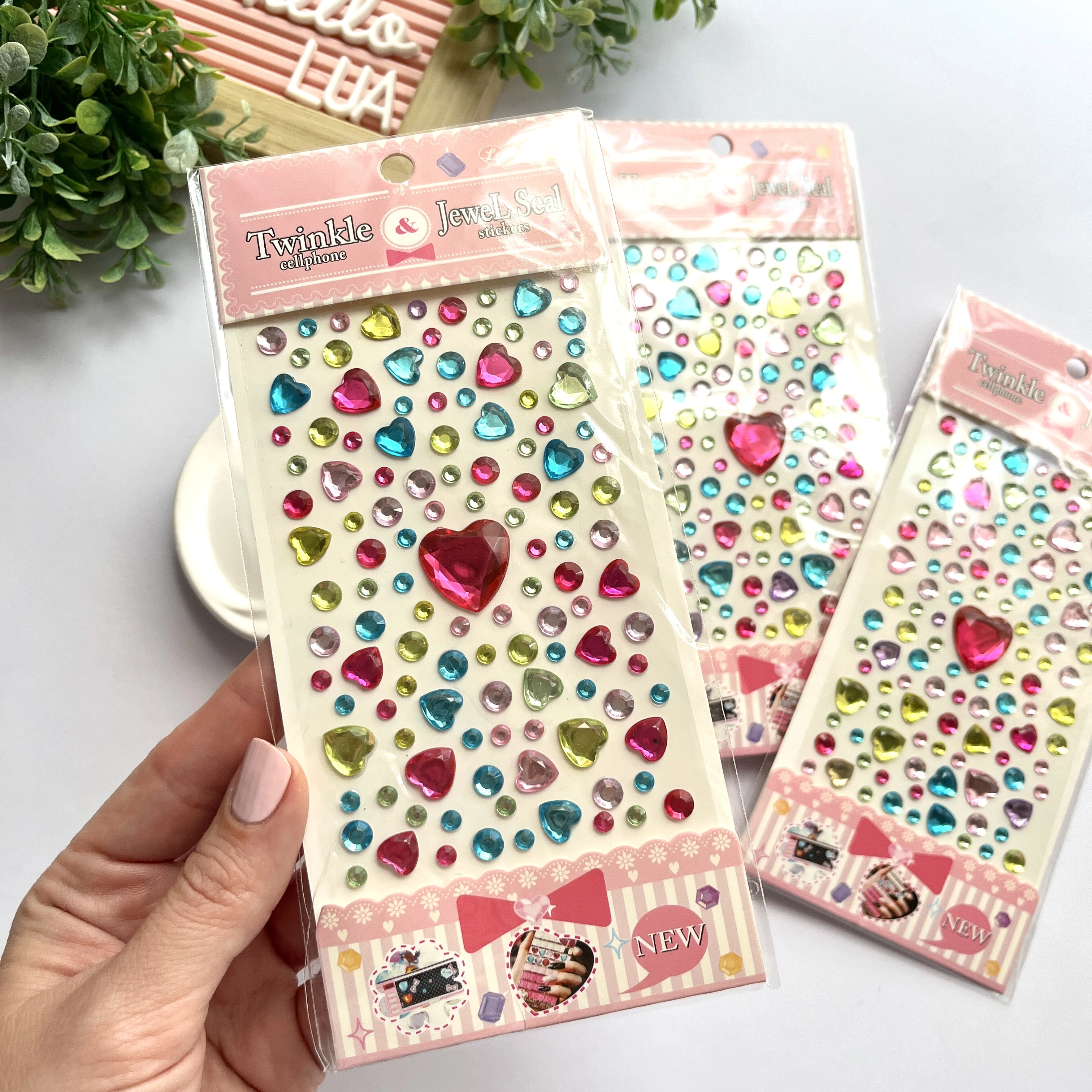 Yüz ve saç sticker paketi 