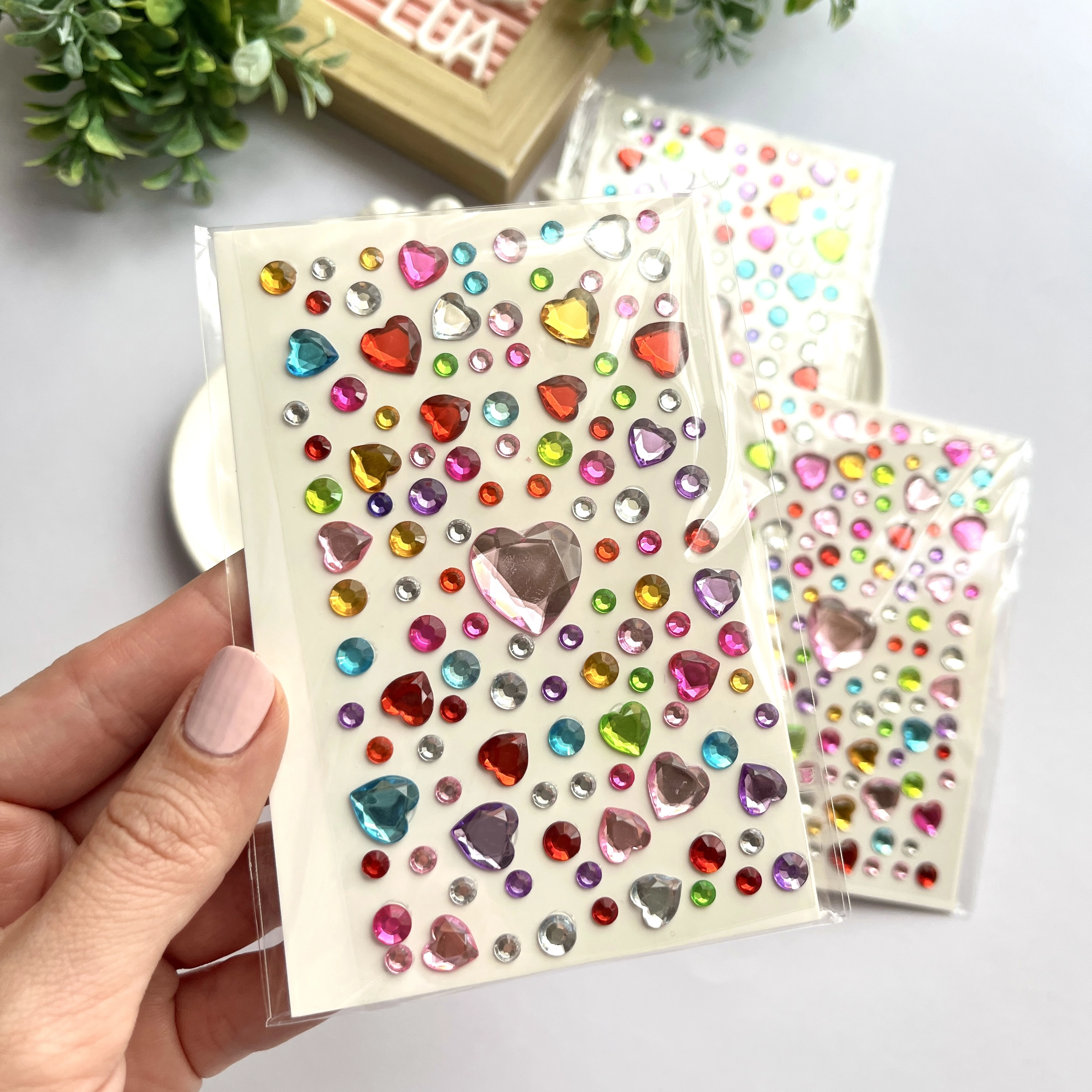 Yüz ve saç sticker paketi 