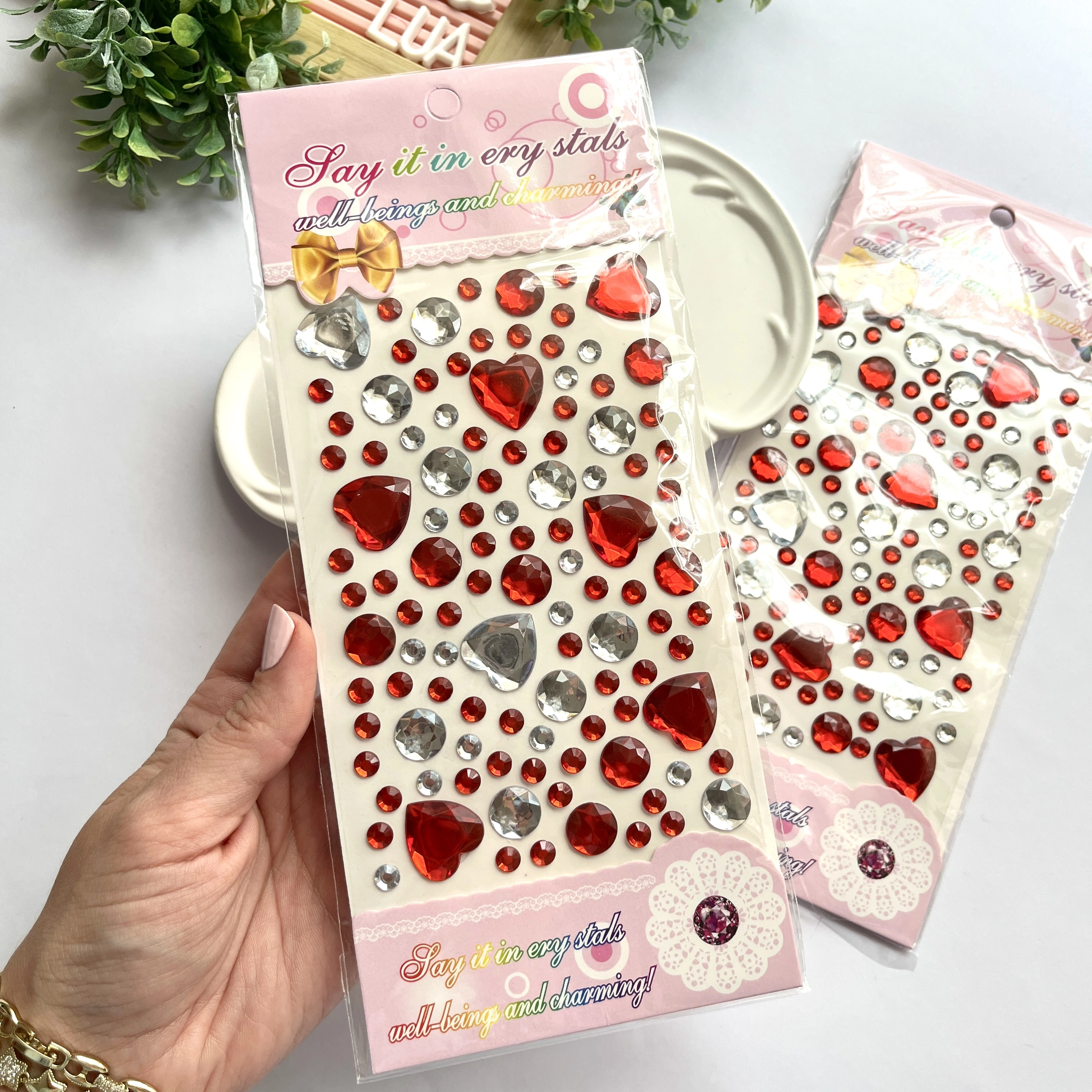 Yüz ve saç sticker paketi 