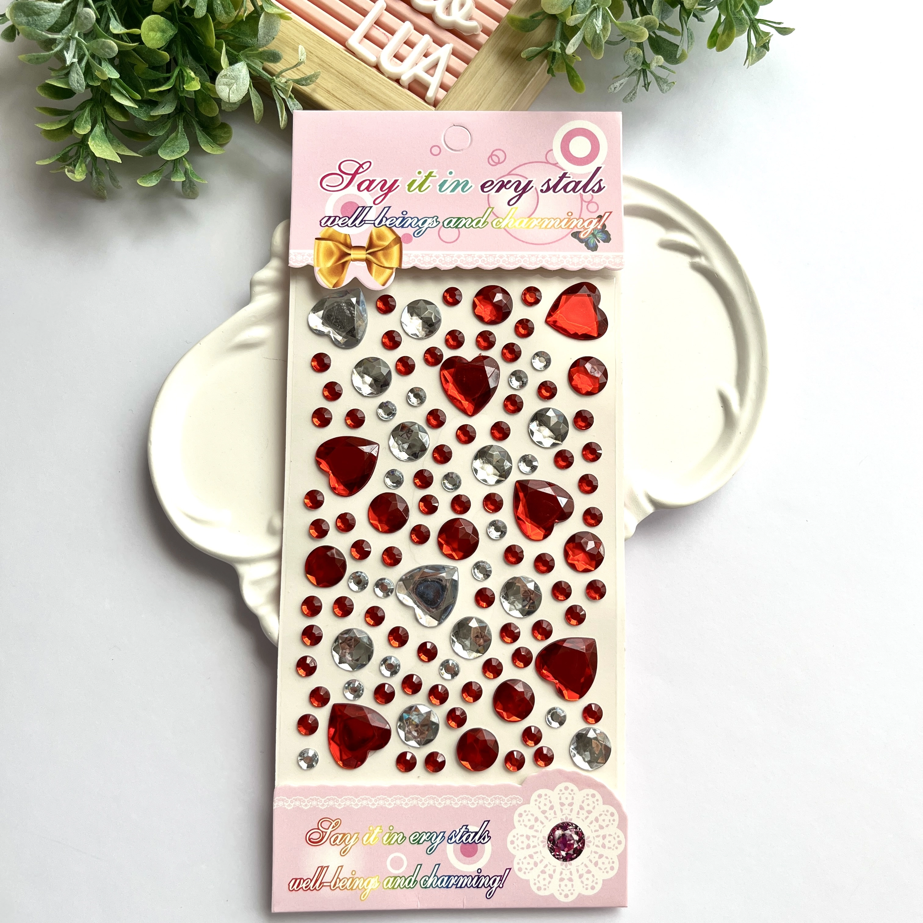 Yüz ve saç sticker paketi 