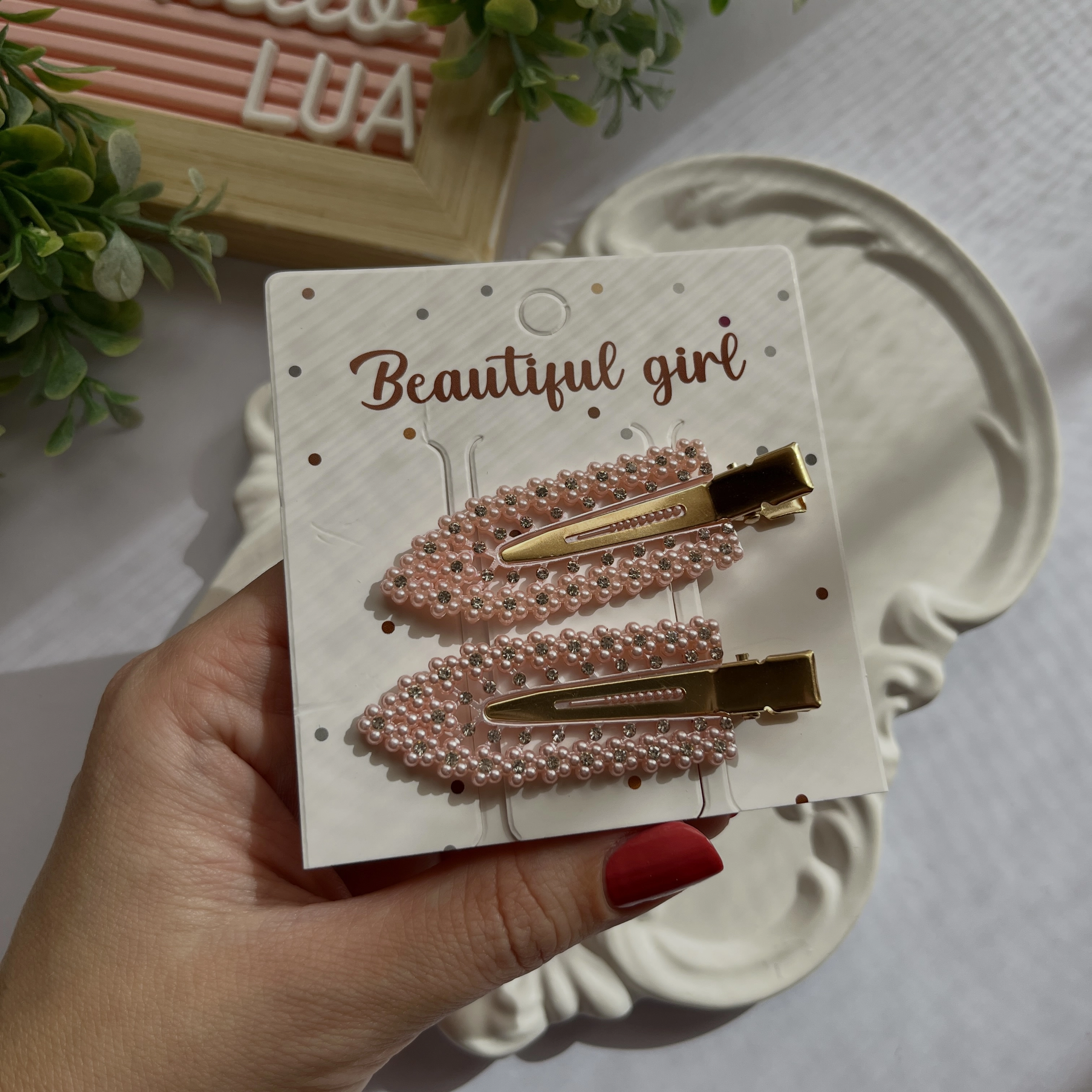 İz yapmayan pens toka çifti 