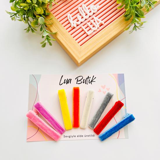 İsme özel kadife stick pens toka adet