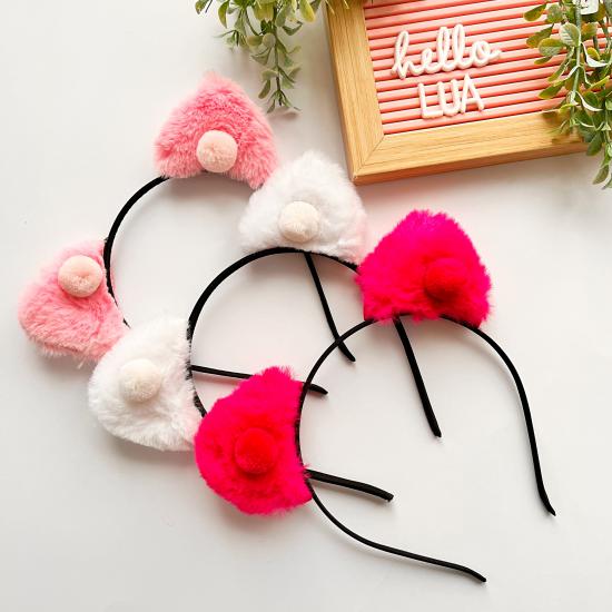 Peluş kulak detaylı taç adet