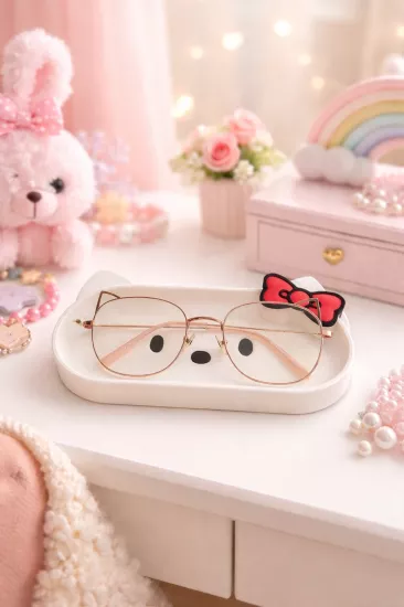 Hello kitty figürlü gözlük kabı