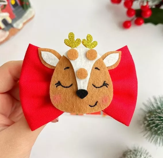 Geyik detaylı Fiyonk pens toka