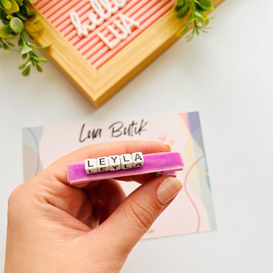 İsme özel kadife stick pens toka adet