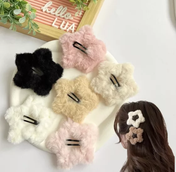 Peluş yıldız çıtçıt adet 