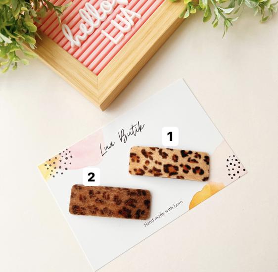 Leopar çıtçıt toka adet