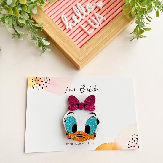 Işıltılı daisy duck pens toka adet