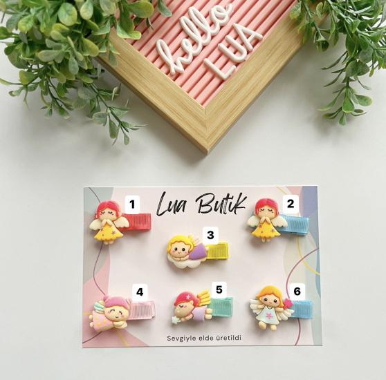 Melek figürlü mini pens toka adet