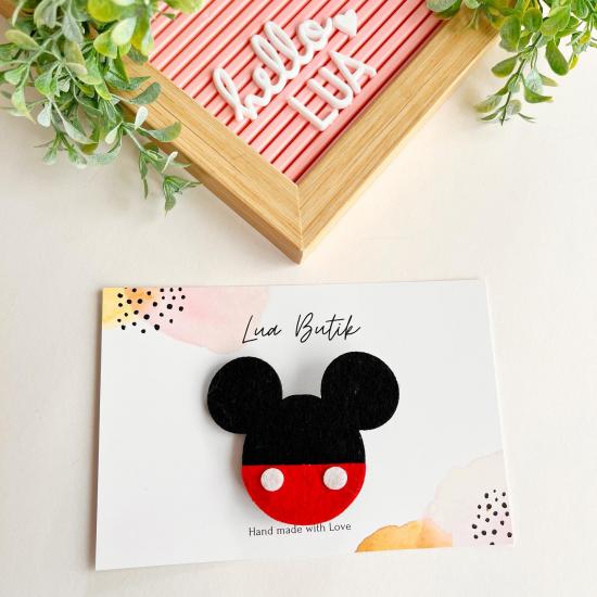 Mickey mouse figürlü pens toka 