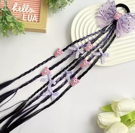 Kuromi figürlü lastik toka adet