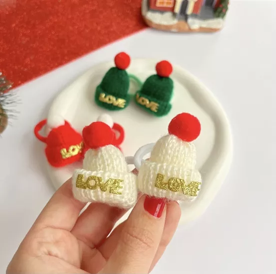 Sevimli figür detaylı lastik toka çifti