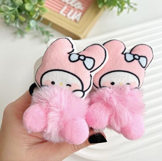 My Melody figürlü ponponlu lastik toka çifti