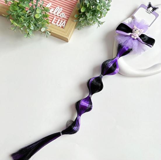 Kuromi figürlü bonbon saç detaylı lastik toka adet