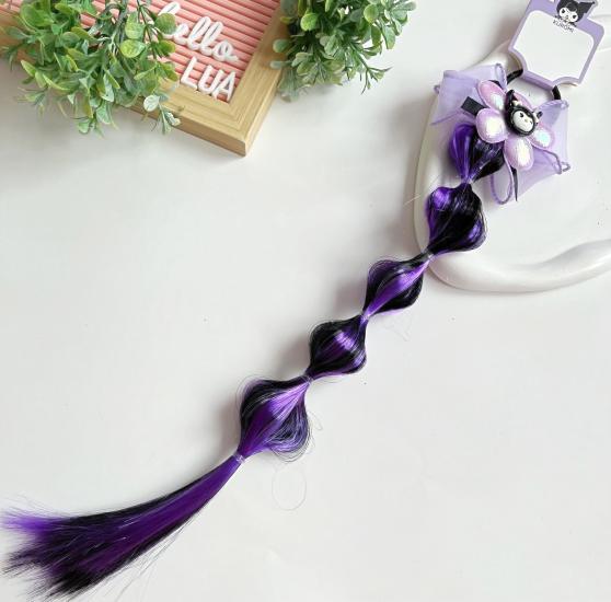 Kuromi figürlü bonbon saç detaylı lastik toka adet