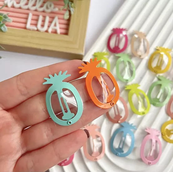 Ananas çıtçıt toka 2 adet