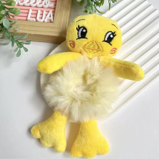 Sevimli civciv peluş lastik toka adet 
