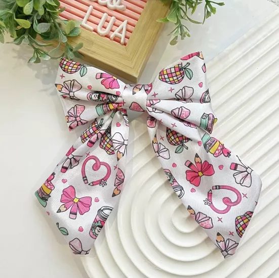 Okul temalı Fiyonk otomatik toka