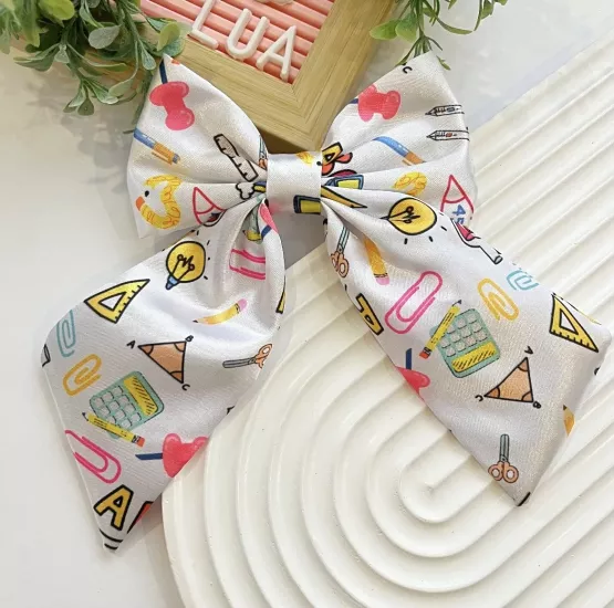 Okul temalı Fiyonk otomatik toka