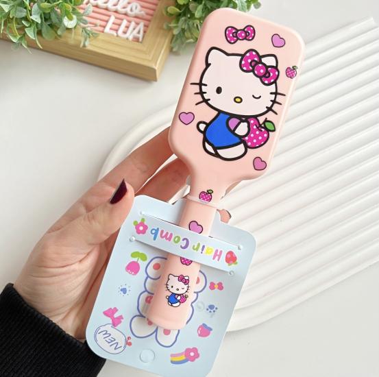 Hello kitty figürlü pembe tarak