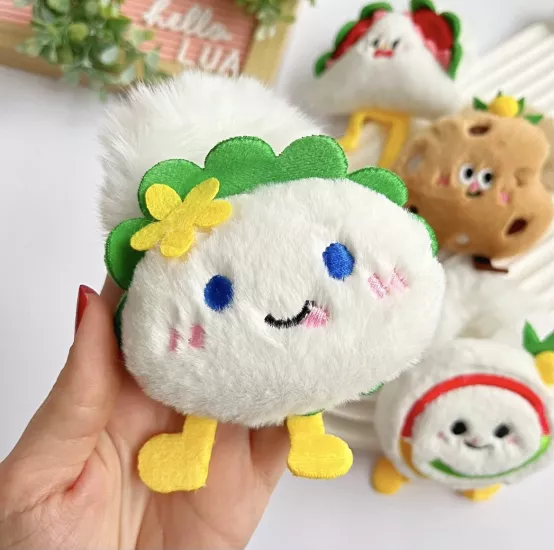 Sevimli peluş lastik toka