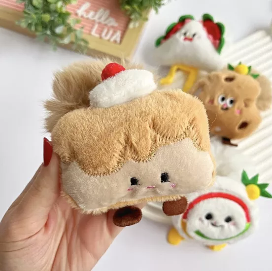 Sevimli peluş lastik toka