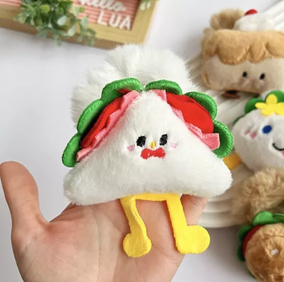 Sevimli peluş lastik toka